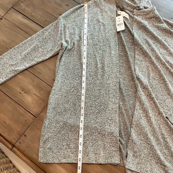 𝅺nwt Lou & Grey for LOFT hooded open cardigan - Picture 4 of 9